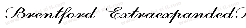 Brentford ExtraexpandedRegular字体转换